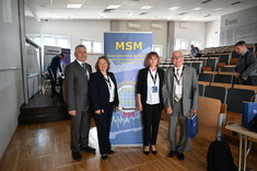 Od lewej: Mykhaylo Dorozhovets, Nataliya Hots, Tetiana Bubela, Tomasz Więcek,